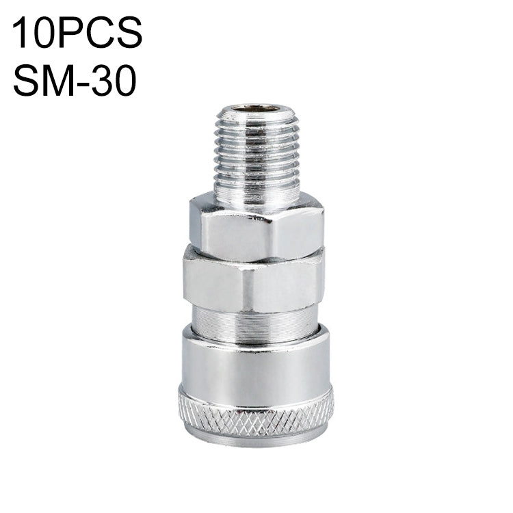 10pcs C-type Self-lock Air Tube Pneumatic Quick Fitting Connector — SF+PF-20
