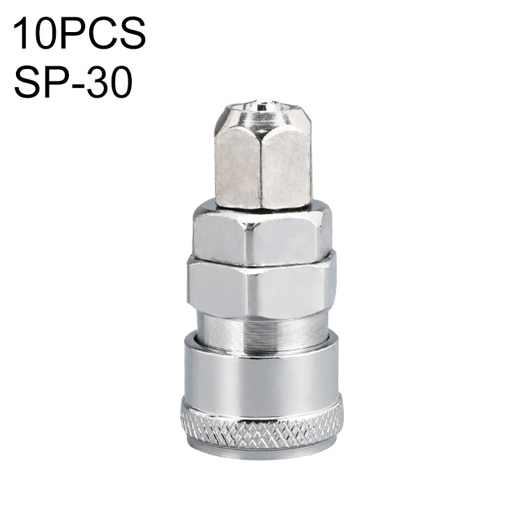 10pcs C-type Self-lock Air Tube Pneumatic Quick Fitting Connector — SH+PH-20
