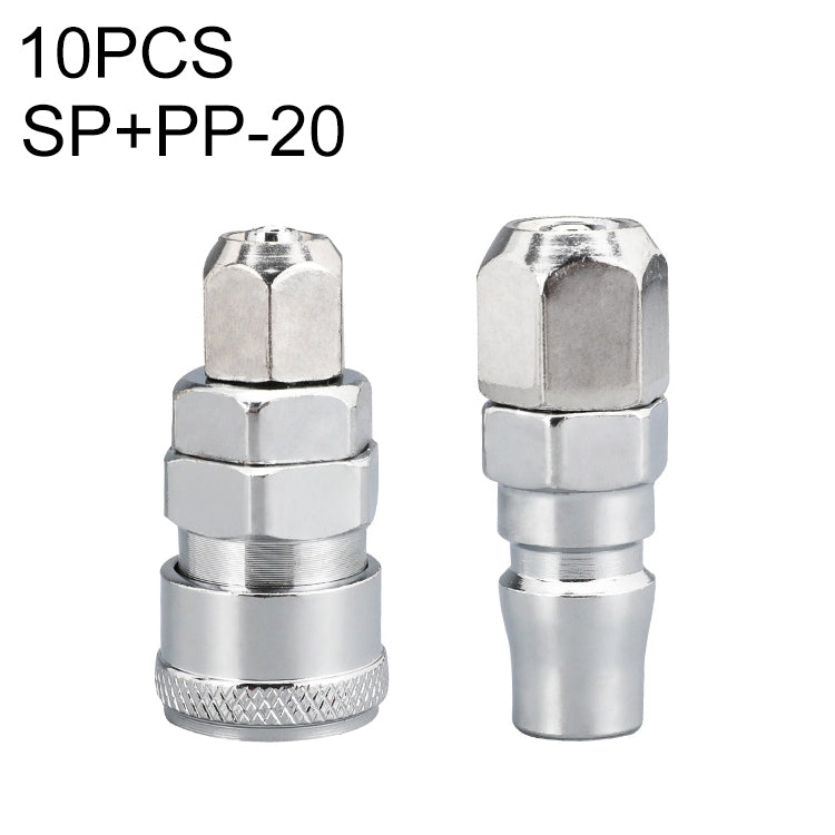 10pcs C-type Self-lock Air Tube Pneumatic Quick Fitting Connector — view 40