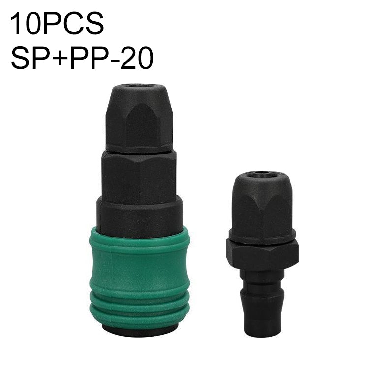 10pcs Plastic Steel C-type Self-lock Pneumatic Components — view 16