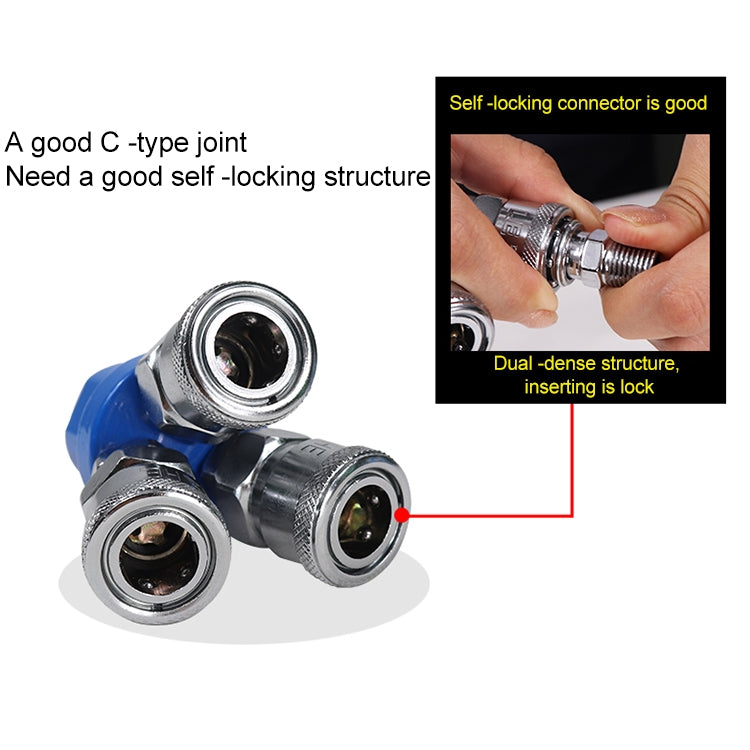C-type Self-lock Pneumatic Components