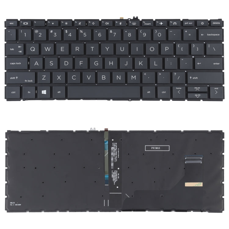 US Version Keyboard with Backlight, For HP Elitebook X360 836 730 G5 735 G5 G6               ...