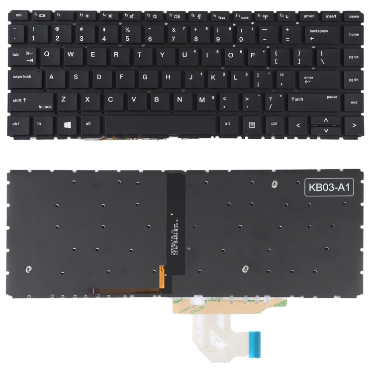 US Version Keyboard with Backlight, For HP Elitebook X360 836 730 G5 735 G5 G6               ...