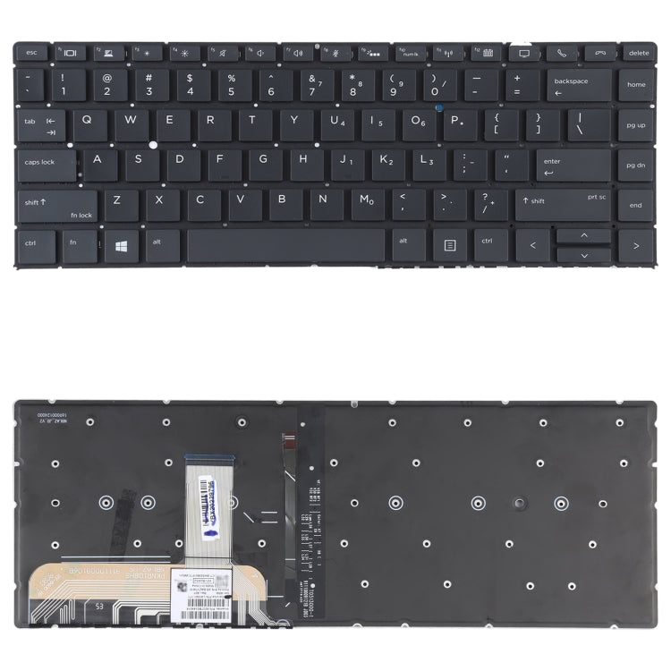 US Version Keyboard with Backlight, For HP Elitebook X360 836 730 G5 735 G5 G6               ...