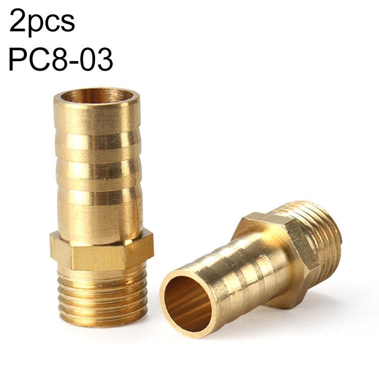 PC16-04 LAIZE 2pcs Pneumatic Components Pagoda PC External Thread — PC10-03
