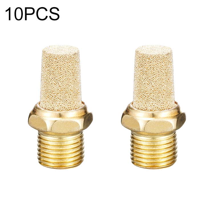LAIZE Half Copper Long Pneumatic Muffler, Caliber:3 Point — 6 Point