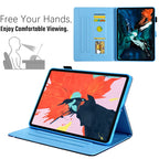 Colored Drawing Leather Smart Tablet Case — Catch Stars Girl