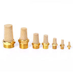 LAIZE Full Copper Long Pneumatic Muffler — 1 Inch