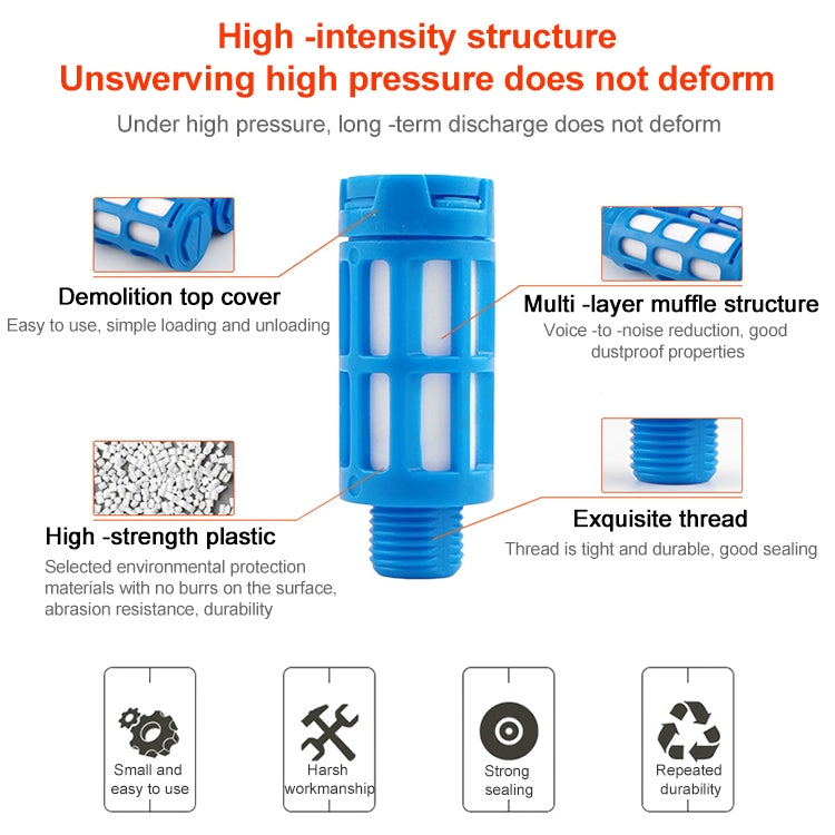 LAIZE Plastic Pneumatic Muffler — view 10