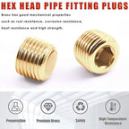 LAIZE 2pcs Copper Plug Connector Accessories, Caliber:4 Point — 1 Point
