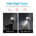 ESCAM QF170 2MP WiFi Full Color Night Vision Two-way Audio Solar Camera