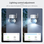 4MP Smart Security Floodlight Camera Support Two-way Audio / Night Vision