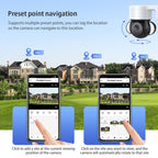 4MP Smart Security Floodlight Camera Support Two-way Audio / Night Vision