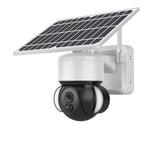 2.4G Wifi Solar Battery Powered? Floodlight PTZ? Camera with PIR Human Detection