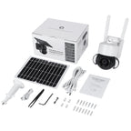 2.4G Wifi Solar Battery Powered? Floodlight PTZ? Camera with PIR Human Detection