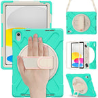Rotatable Kickstand Grip Heavy Duty Hard Rugged Tablet Case