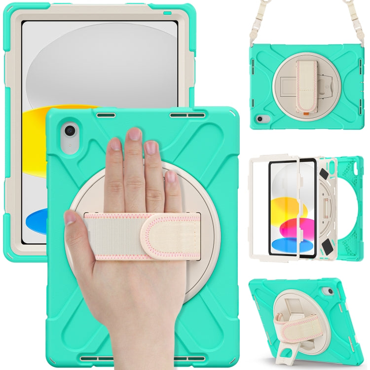 Rotatable Kickstand Grip Heavy Duty Hard Rugged Tablet Case