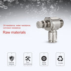 LAIZE Nickel Plated Copper Male Thread Throttle Valve Pneumatic Connector — SL4-M5