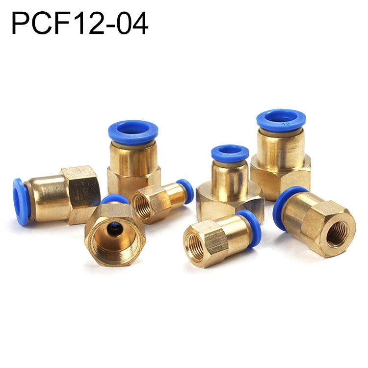 PCF6-03 LAIZE 2pcs Female Thread Straight Pneumatic Quick Connector — view 23