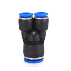 PW16-12 LAIZE 2pcs Plastic Y-type Tee Reducing Pneumatic Quick Fitting Connector — PW6-4