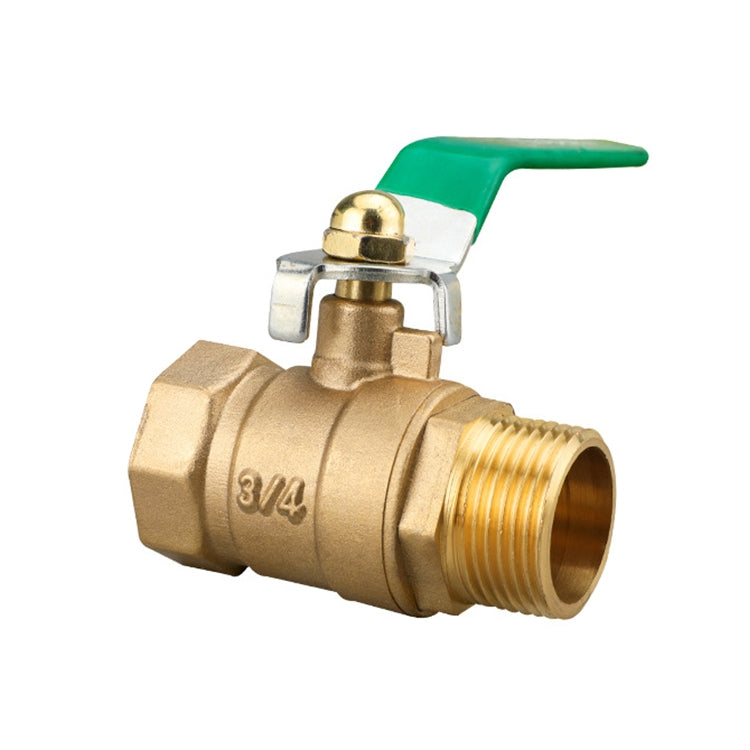 LAIZE Pneumatic Hose Connector Thickened Brass Ball Valve — Double Inside 4 Point 1/2 inch