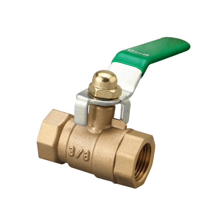 LAIZE Pneumatic Hose Connector Thickened Brass Ball Valve — Double Outside 3 Point 3/8 inch