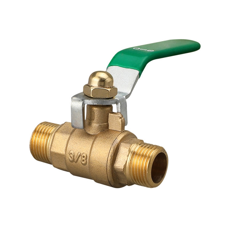 LAIZE Pneumatic Hose Connector Thickened Brass Ball Valve — Outside 2 Point-Barb 12mm