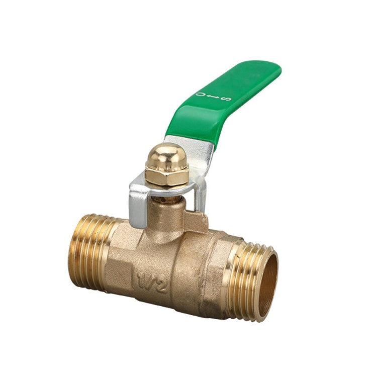 LAIZE Pneumatic Hose Connector Thickened Brass Ball Valve — Outside 3 Point-Barb 8mm