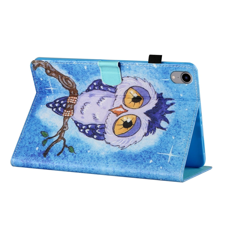 Coloured Drawing Stitching Smart Leather Tablet Case