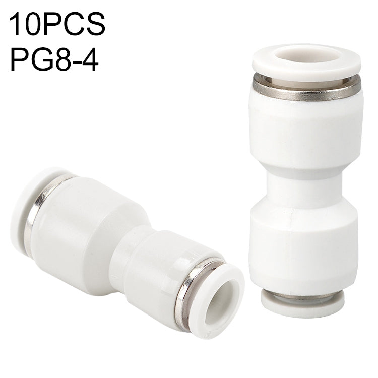 PG10-6 LAIZE 2pcsPG Reducing Straight Pneumatic Quick Fitting Connector — PG10-8 (2pcs)
