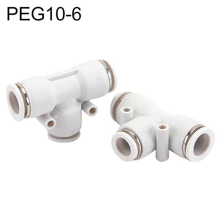 PEG6-4 LAIZE 2pcs PW T-type Tee Reducing Pneumatic Quick Fitting Connector — PEG16-12 (1pc)