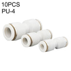 PU-12 LAIZE 2pcs PU Straight Pneumatic Quick Fitting Connector