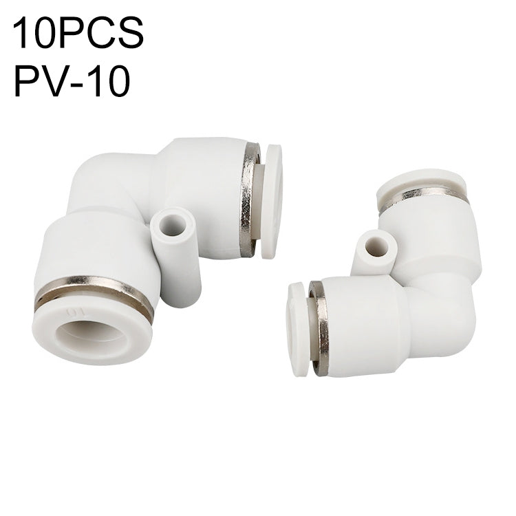 PV-16 LAIZE 2pcs PV Elbow Pneumatic Quick Fitting Connector — view 9