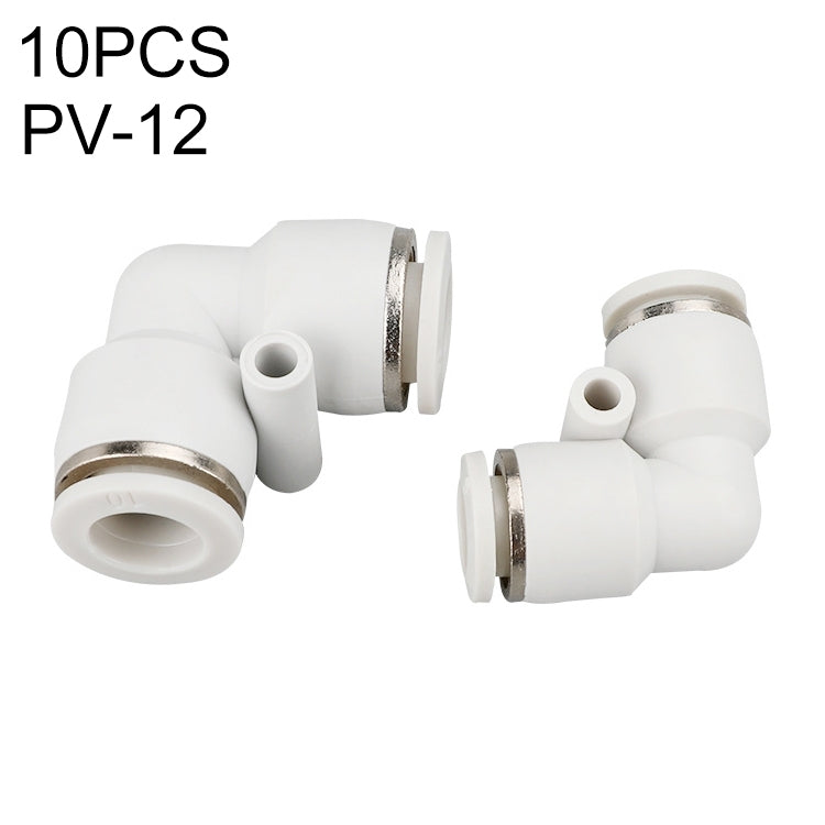 PV-16 LAIZE 2pcs PV Elbow Pneumatic Quick Fitting Connector — view 10