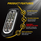 2pcs DC12-24V 3.2W Car 20LED Ultra-thin Strobe Light