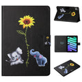 Colored Drawing Pattern Flip Leather Smart Tablet Case
