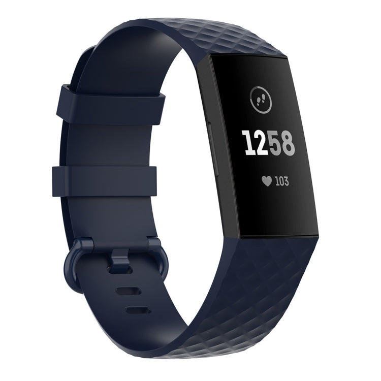 Color Buckle TPU Wrist Strap Watch Band for Fitbit Charge 4 / Charge 3 / Charge 3 SE