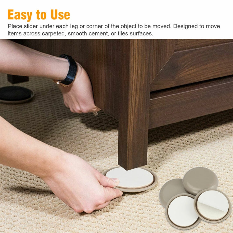 Round Table Chairs Non-slip Foot Mat, 32 in 1 25mm