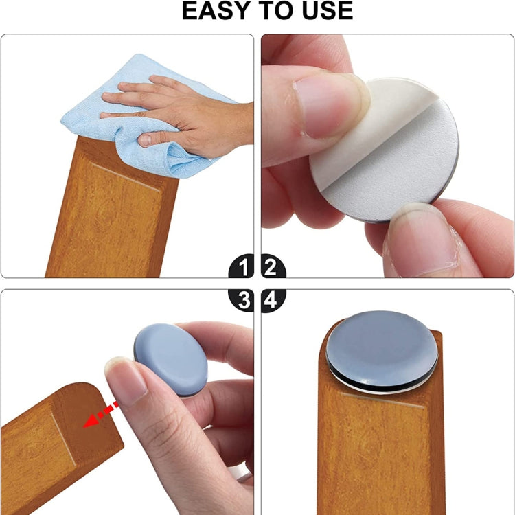 Round Table Chairs Non-slip Foot Mat, 16 in 1 20mm