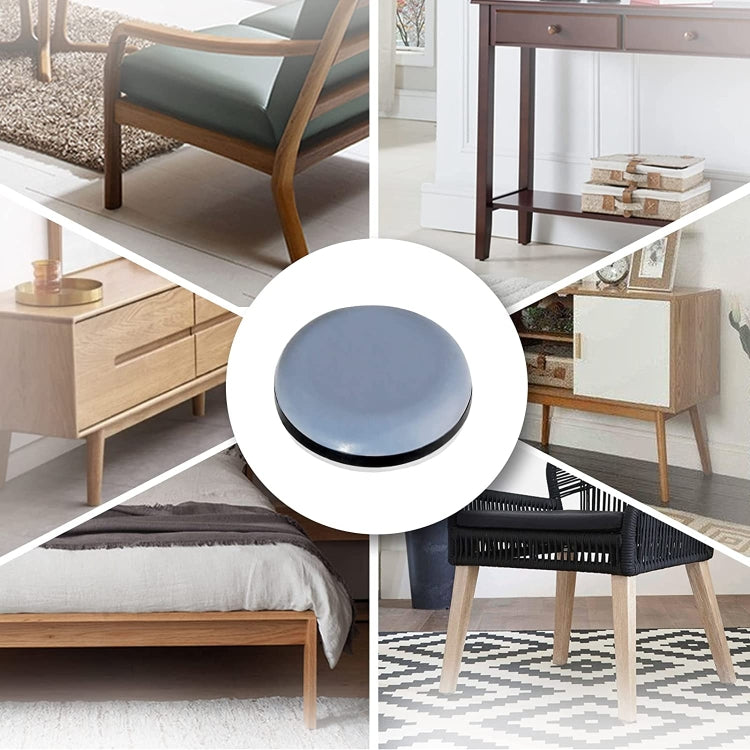 Round Table Chairs Non-slip Foot Mat, 16 in 1 20mm