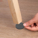 2pcs 46mm Round Plaid EVA Table Sofa Slip-proof Noise-reducing Foot Pads