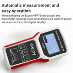 800W Solar Panel Power Supply Multimeter