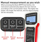 800W Solar Panel Power Supply Multimeter