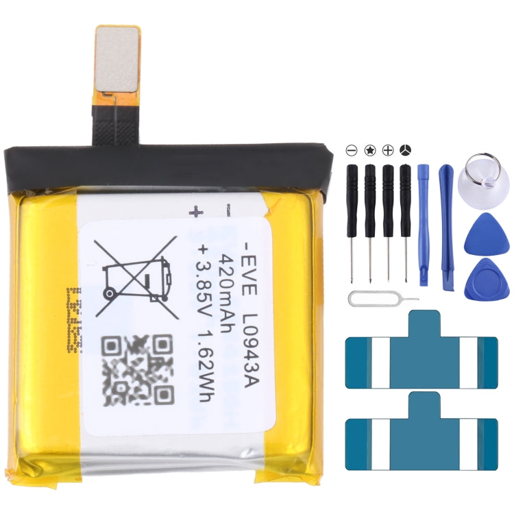 300mAh EB-BR382ABE Battery Replacement — For Ticwatch 1