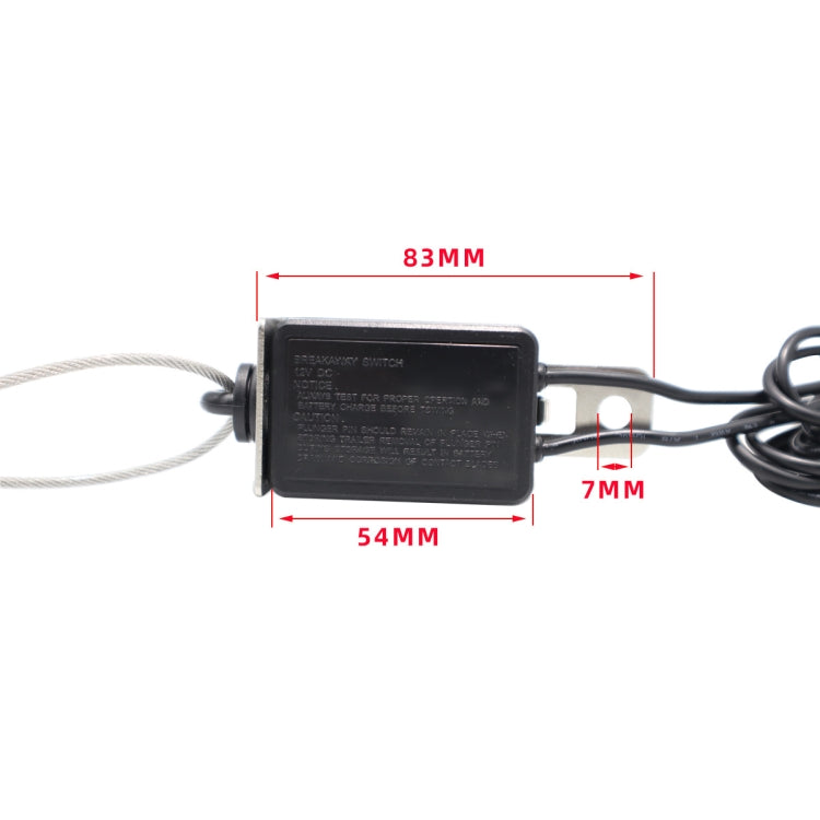 Trailer 4ft Brake Release Switch Breakaway Switch