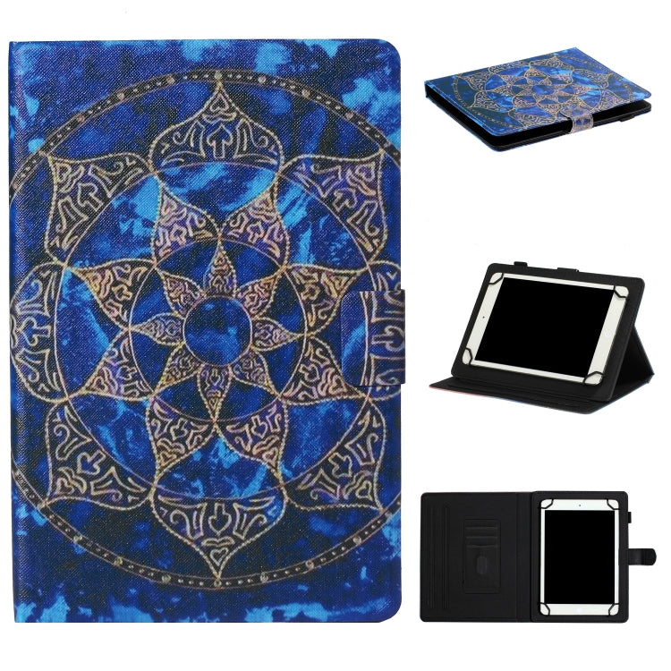 Tablet PC Universal Coloured Drawing Pattern Horizontal Flip Leather Case with Holder & Card Slot — view 20