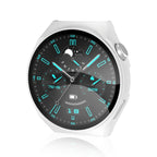 2 in 1 PC Frame + Tempered Glass Film Watch Protective Case