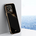 XINLI Straight Edge 6D Electroplate TPU Phone Case