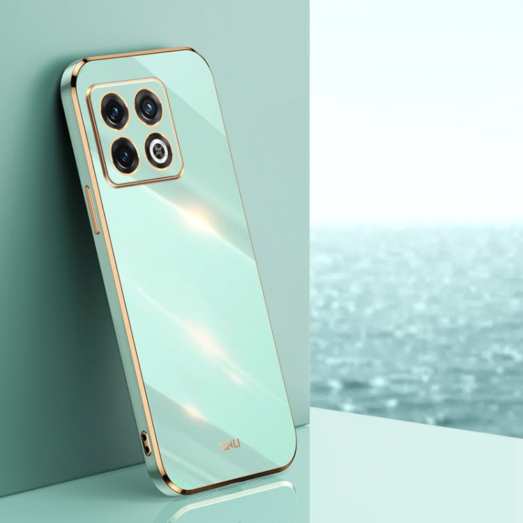 XINLI Straight Edge 6D Electroplate TPU Phone Case