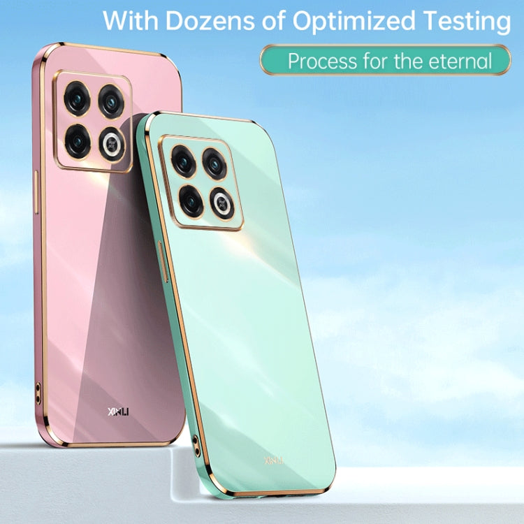 XINLI Straight Edge 6D Electroplate TPU Phone Case